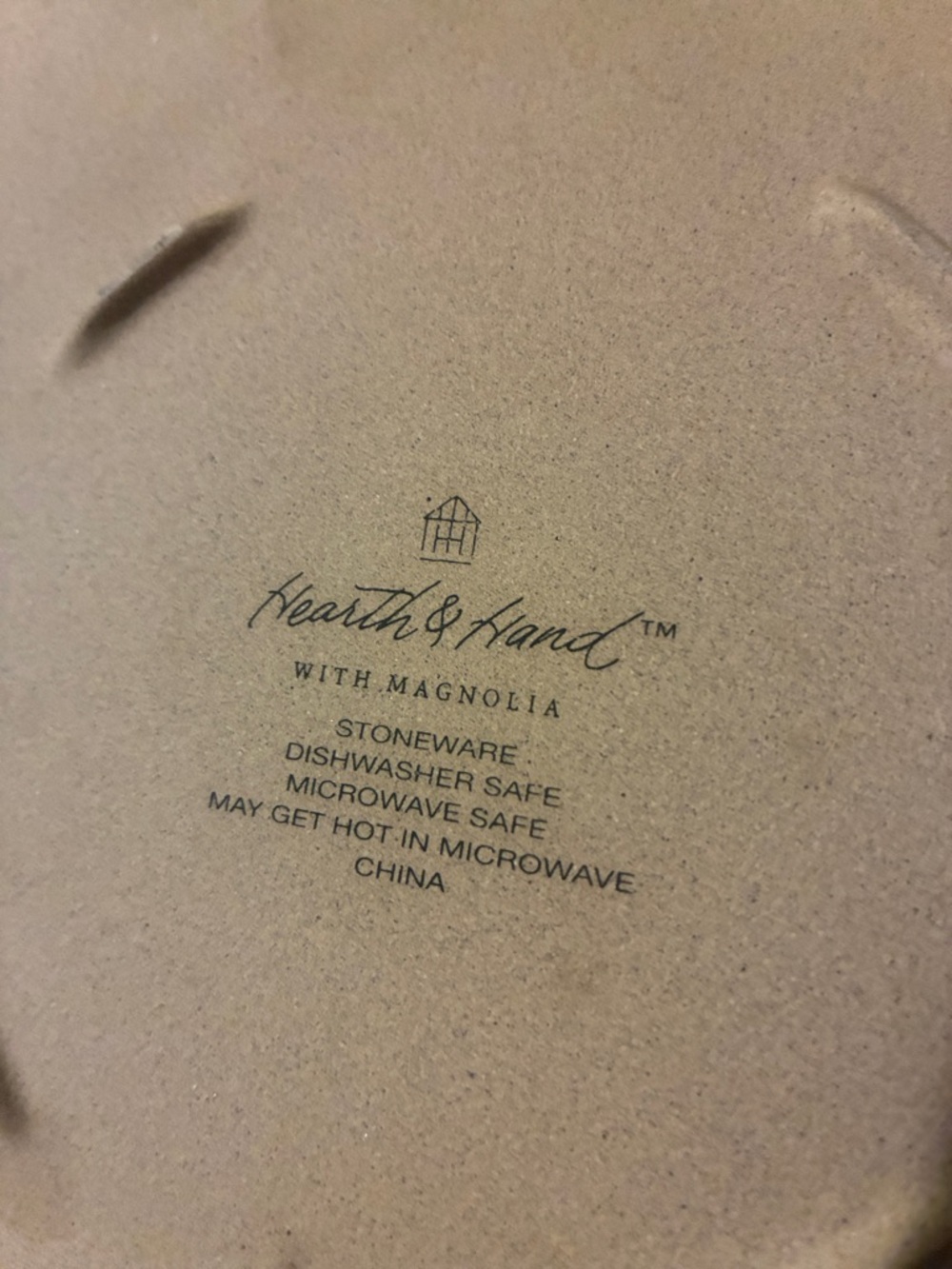 Set of 2 stoneware Hearth & Hand green dinner plates / dishes - Picture 6 of 8